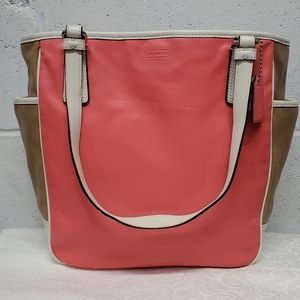Coach Park Leather Tote Handbag